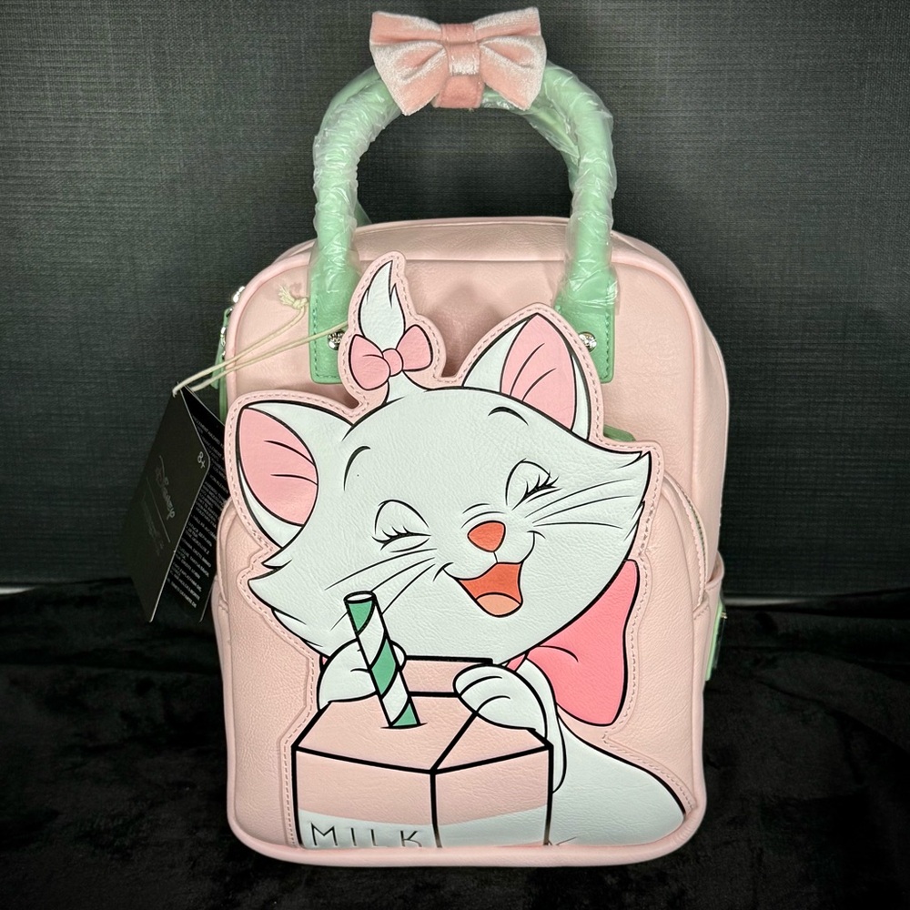 Loungefly Disney The‎ Aristocats Marie Milk Carton Mini Backpack